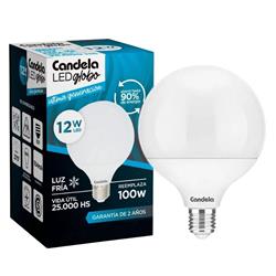 LÁMPARA LED GLOBO DE 12W LUZ FRÍA