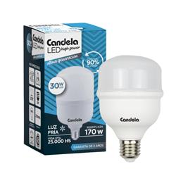 LÁMPARA LED GALPONERA HIGH POWER DE 30W LUZ FRÍA