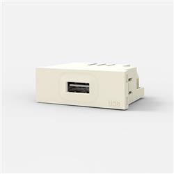 MODULO CARGADOR USB BLANCO - CAMBRE