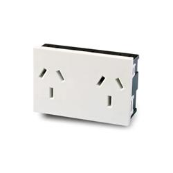 MODULO TOMA NORMALIZADO DOBLE BLANCO - CAMBRE