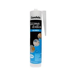 SILICONA ACETICA 280G BLANCA - CANDELA