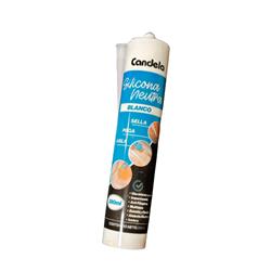 SILICONA NEUTRA ANTI HONGO 280G BLANCA - CANDELA