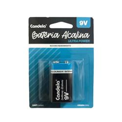 BATERIA ALCALINA 9V - CANDELA