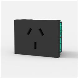 MODULO TOMA CON TIERRA 20AMP GRIS - CAMBRE S.XXII