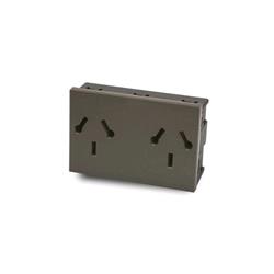 MODULO TOMA DOBLE BINORMA EASY FIT GRIS - CAMBRE