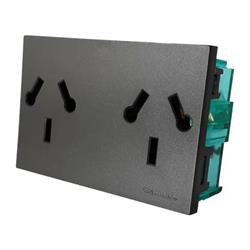 MODULO TOMA DOBLE BINORMA GRIS - CAMBRE