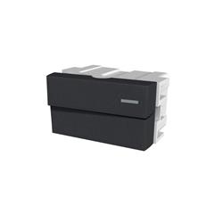 MODULO PUNTO COMBINADO NEGRO  1- 1.2 MODULO EN  1 -  PLATINUM