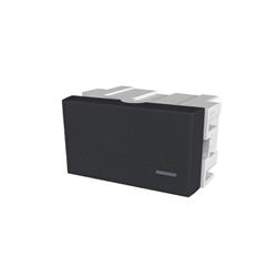 MODULO PUNTO SIMPLE UNIPOLAR NEGRO - PLATINUM