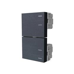 MODULO 2 MEDIO TECLON NEGRO 2-1.2 MODULOS EN 1 -  PLATINUM