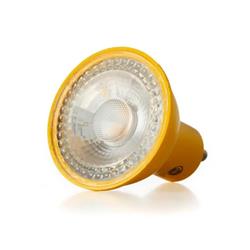 LAMPARA LED DICROICA GU10 4W COLOR AMARILLO