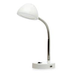 LÁMPARA DE ESCRITORIO 3.5W CON USB BLANCA