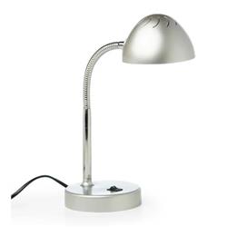 LAMPARA DE ESCRITORIO 3.5W CON USB PLATEADA
