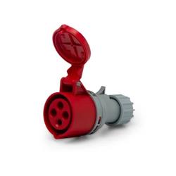 FICHA MACHO INDUSTRIAL 3P + T 16A IP44