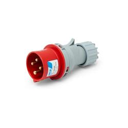 FICHA MACHO INDUSTRIAL 3P + T 32A IP44