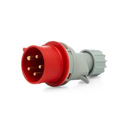 FICHA MACHO INDUSTRIAL 3P + N+ T 16A IP44