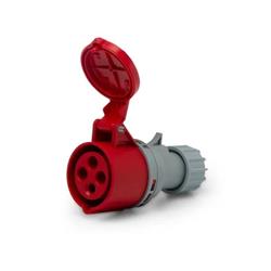 TOMA INDUSTRIAL ACOPLE 3P + T 32A IP44