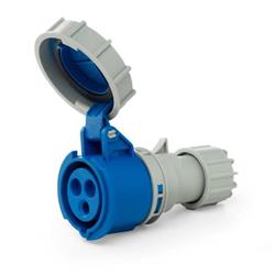 TOMA INDUSTRIAL ACOPLE 2P + T 32A IP67