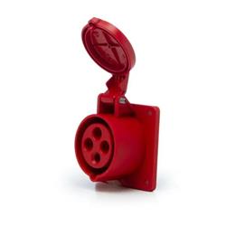 TOMA INDUSTRIAL EMBUTIR 3P + T +16A IP44
