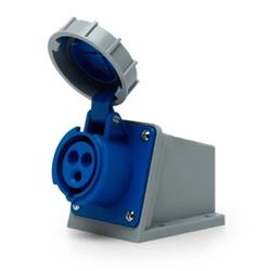 TOMA INDUSTRIAL EXTERIOR 2P + T 16A IP67