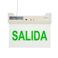 CARTEL SEÑALIZADOR DE SALIDA CON BATERIA DE LITIO