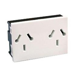 MODULO DOBLE TOMA HORIZONTAL