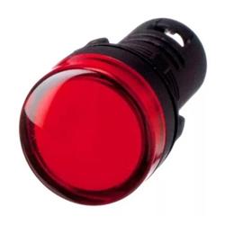 PILOTO MONOBLOQUE OJO DE BUEY ROJO PARA PANEL 230/110VC