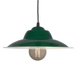 COLGANTE DE CHAPA TIPO SOMBRERO VERDE