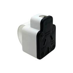 FICHA HEMBRA REFORZADA 20AMP BLANCO