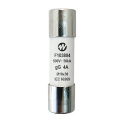 FUSIBLE DE A.C.R. Ø 10x38mm. 4A. 400V. GL