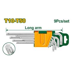 KIT 9 PIEZAS DE LLAVES TORX - JADEVER