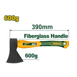 HACHA 600G CON MANGO FIBRA DE VIDRIO- JADEVER