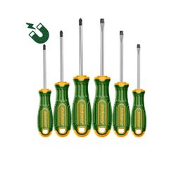 KIT DESTORNILLADOR 6 PIEZAS CRV PH+SL MANGO SUAVE - JADEVER