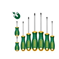 KIT DESTORNILLADOR 8 PIEZAS CRV PH+SL MANGO SUAVE - JADEVER