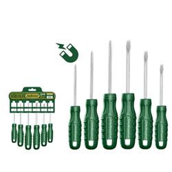 KIT DESTORNILLADOR 6 PIEZAS PH+SL MANGO REDONDO - JADEVER