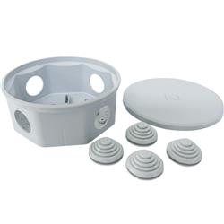 CAJA DE PASO OCTOGONAL C/T Y AG GRIS - KALOP