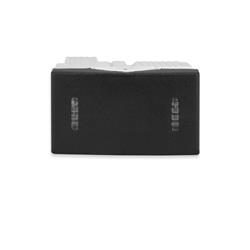 MODULO PUNTO COMBINADO UNIPOLAR NEGRO - KALOP