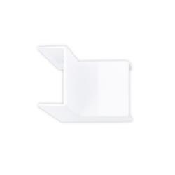 ACCESORIO CABLECANAL CODO INTERNO 20X10 - KALOP