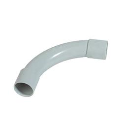 CURVA PARA CAÑO ELÉCTRICO GRIS 22MM