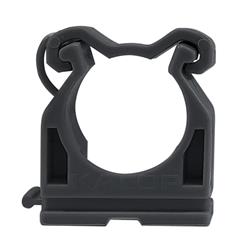 GRAMPA PARA CAÑO ELÉCTRICO NEGRO 20MM