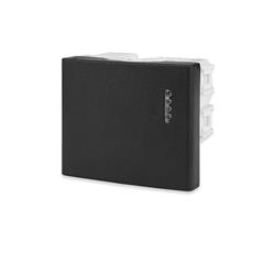 MODULO  1/2 TECLON SIMPLE NEGRO - KALOP