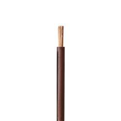 CABLE UNIPOLAR NORMALIZADO 1MM MARRON X100 METROS