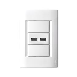 LLAVE ARMADA USB DOBLE BLANCO - KALOP CIVIL