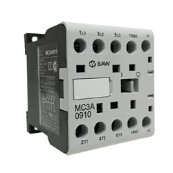 Minicontactor 3P. 4kW AC3 9A 1NO Bobina: 220Vac 50-60Hz