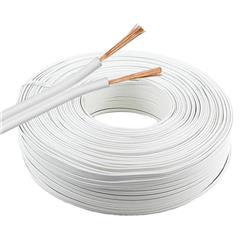 Cable paralelo 2x1 blanco normalizado por metro