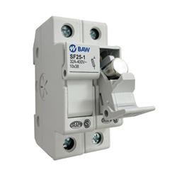 SECCIONADOR PORTAFUSIBLE 1P 25A 400V PARA FUSIBLE 10X38