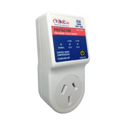 PROTECTOR DE TENSION ALTA Y BAJA 20AMP 4500W TBCIN