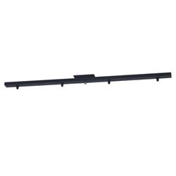 REGLETA PARA COLGANTE DE 4 LUCES NEGRO