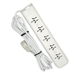 PROLONGADOR MULTI C/TERMICO 5 TOMACORRIENTE 5MTS VR